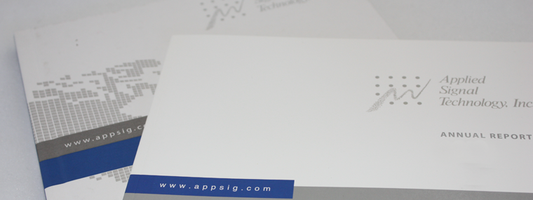 Think prints Annual Reports, one companies shown