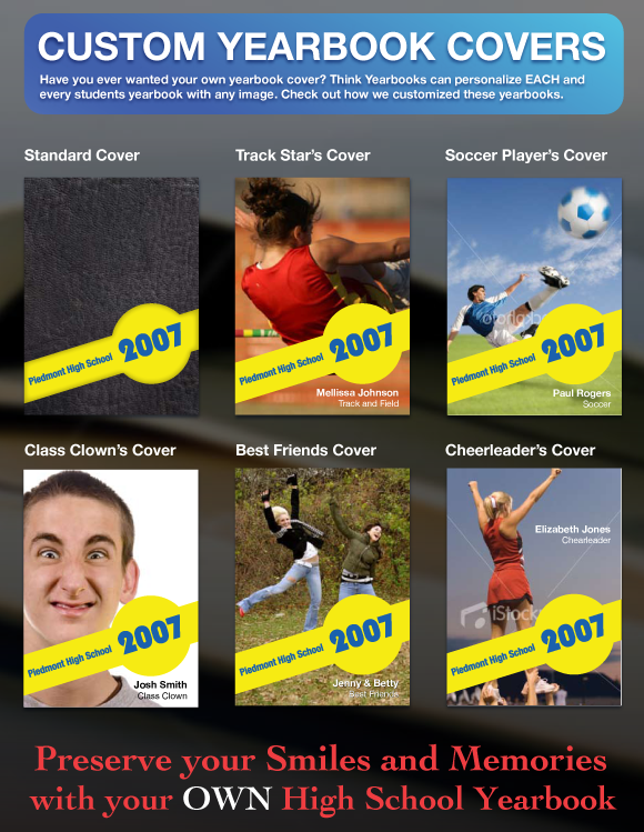 Customer Covers for Individual Yearbooks